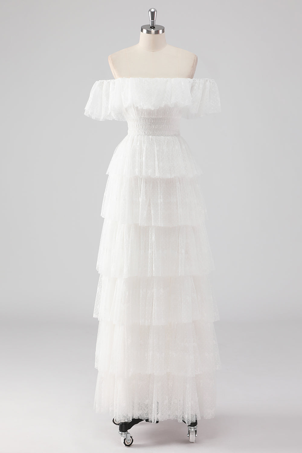 A Line Zwarte formele jurk met vierkante hals