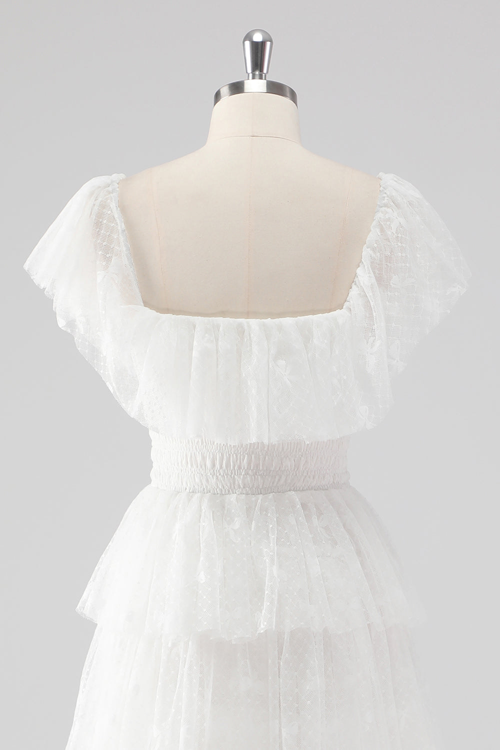 A Line Zwarte formele jurk met vierkante hals