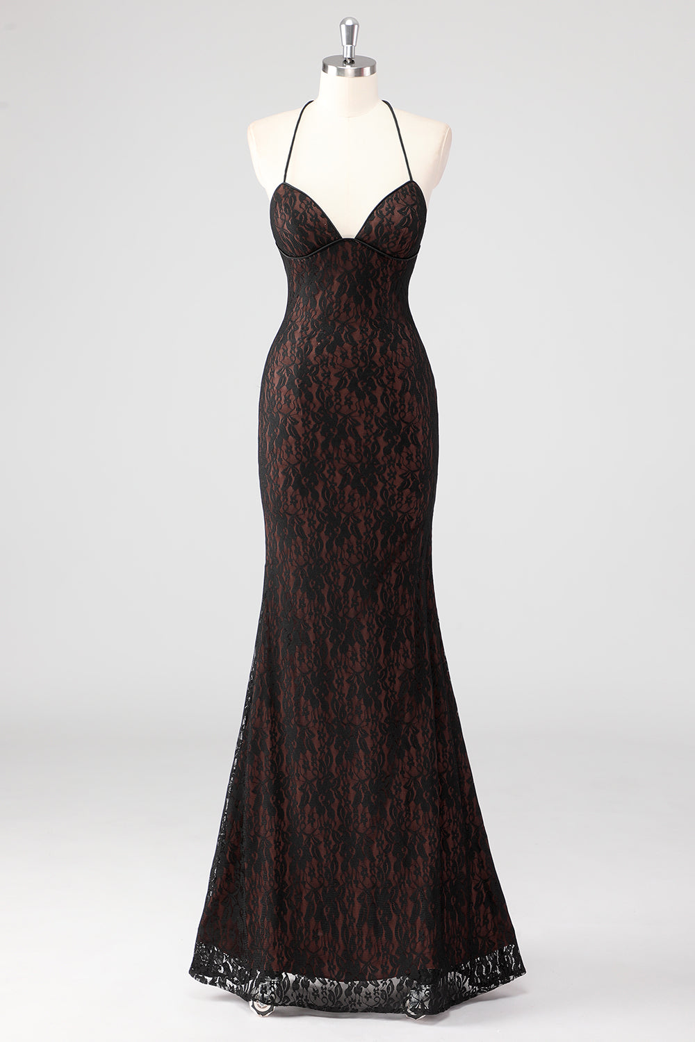 Zwarte Spaghetti Bandjes Spaghetti Bandjes Formele Jurk