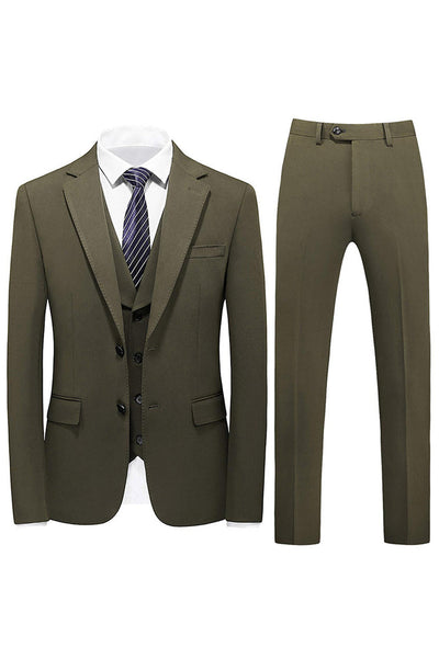 Saharienne en lin-coton légère marron à revers slim fit