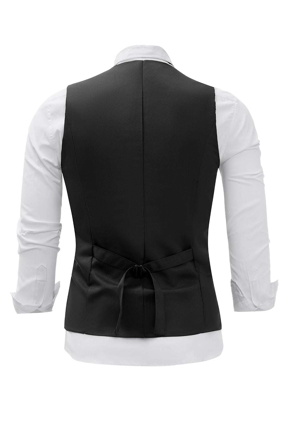 Bordeaux sjaal revers single breasted heren pak vest