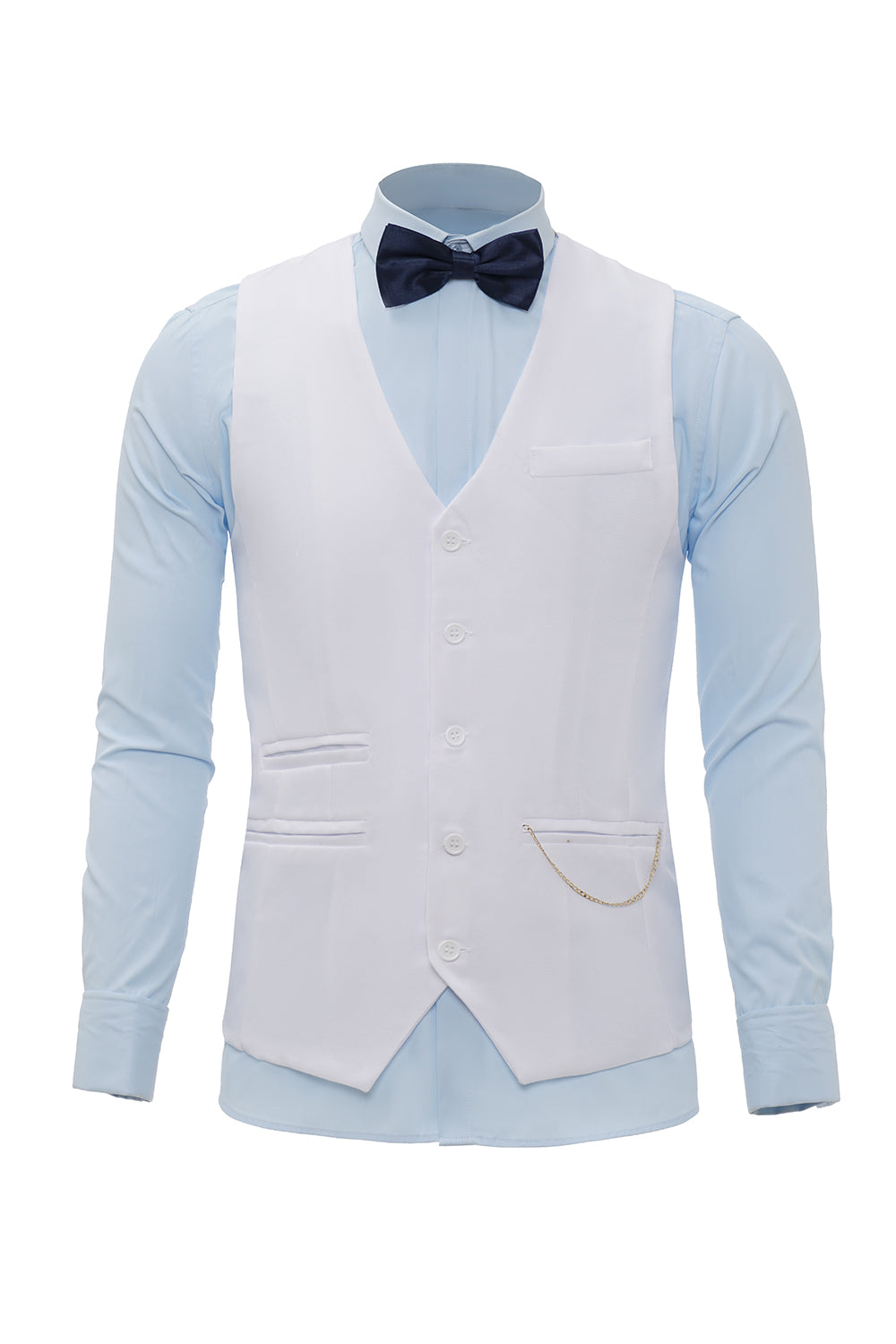 Bordeaux sjaal revers single breasted heren pak vest