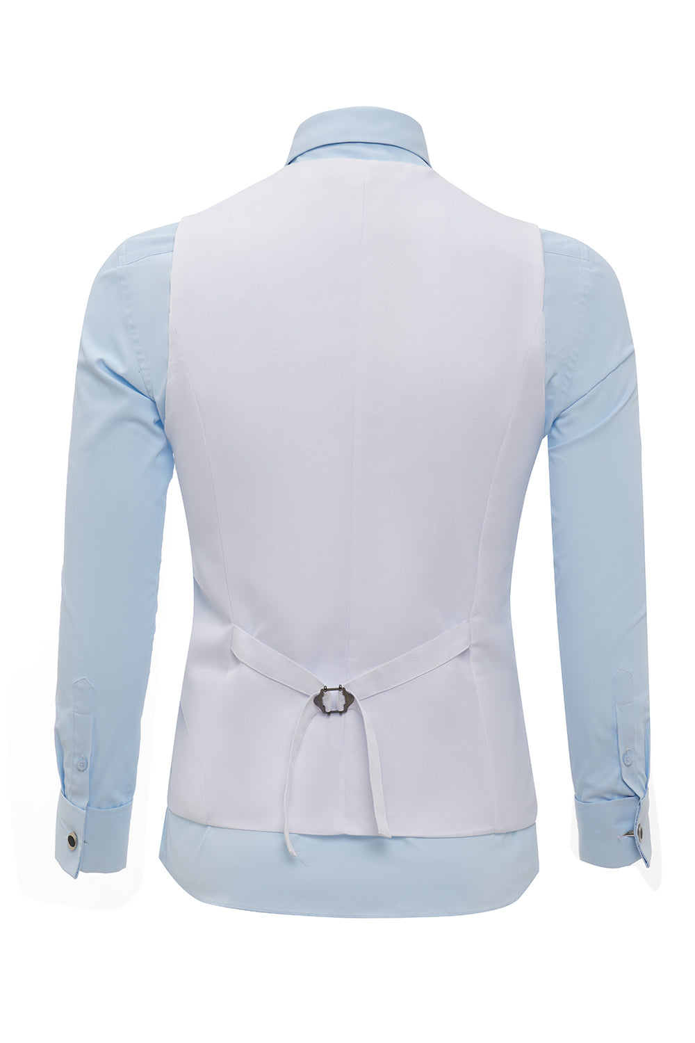 Bordeaux sjaal revers single breasted heren pak vest