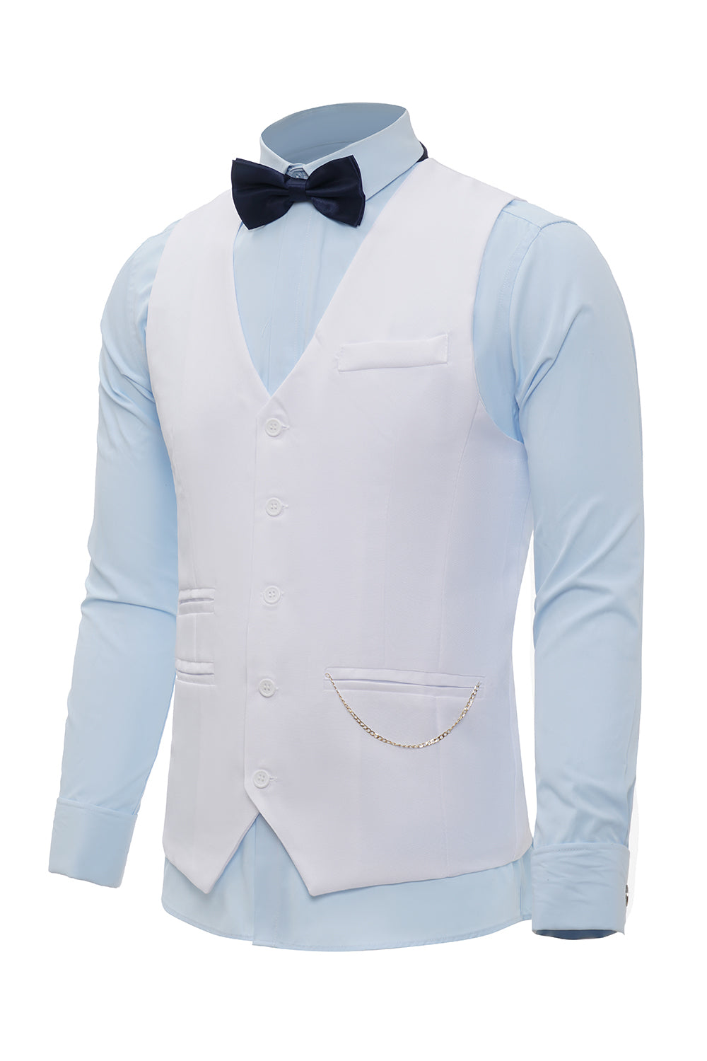 Bordeaux sjaal revers single breasted heren pak vest