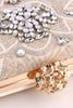 Afbeelding in Gallery-weergave laden, Champagne Strass Pearl Party Handtas