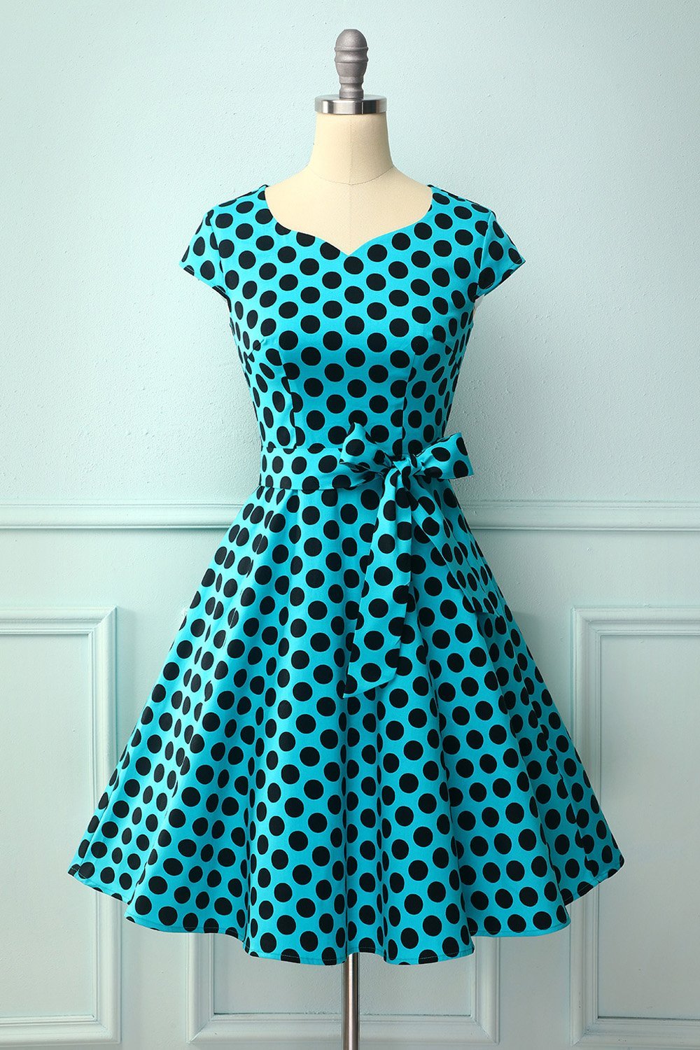 Blauw Zwart Dot