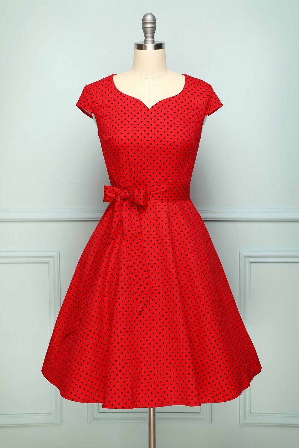 Red Small Black Dot