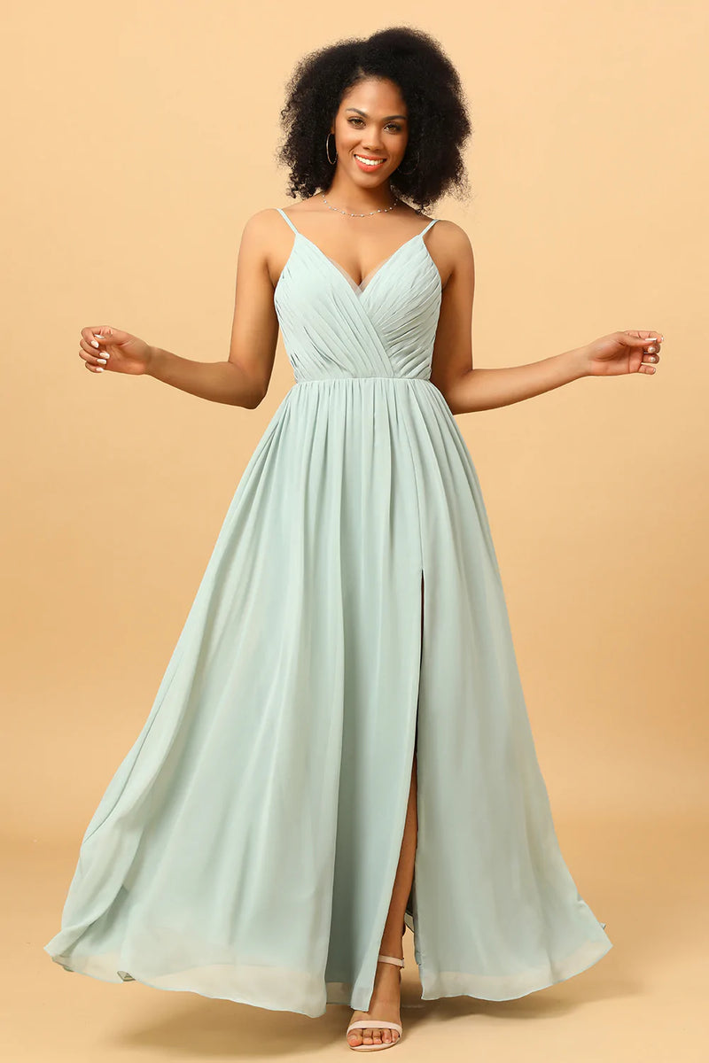Mint discount groen jurk