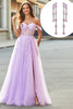 Afbeelding in Gallery-weergave laden, Off the Shoulder Appliques Tulle korset Prom jurk met accessoire