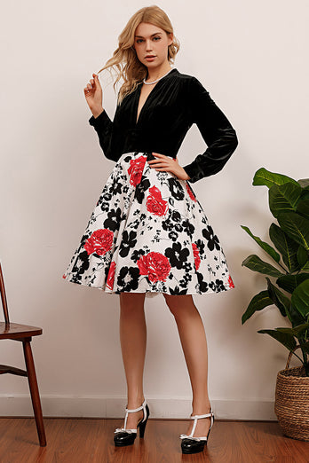 Tijdelijke aanbieding Flueel Party Club mini-jurk (1 stuk - Willekeurige stijl en kleur)