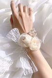 Champagne Pearl Prom pols corsage voor bruiloft