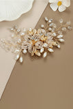 Bloem Kristal Parel Strass Bruiloft Hair Clip