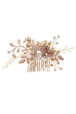 Bloem Kristal Parel Strass Bruiloft Hair Clip