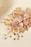 Bloem Kristal Parel Strass Bruiloft Hair Clip