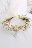 Blozen, Camellia Floral Crown, Bruids Bruiloft Hoofdband