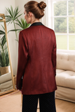 Rust Peak revers een knop vrouwen blazer