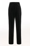 Zwarte Polk Dots One Button 2-delig damespak