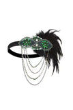 Groene jaren 1920 Party Accessories Vierdelige Sets