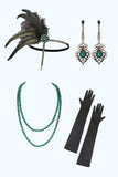 Groene vierdelige jaren 1920 Party Accessories Sets