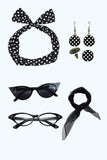 Zwarte jaren 1920 Party Vijfdelige Accessoires Sets