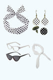 Zwarte jaren 1920 Party Vijfdelige Accessoires Sets