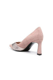 Blush Puntige Neus Hoge Hakken Pumps