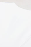 Witte Peak Revers Mouwloze Satijnen Dames Blazer