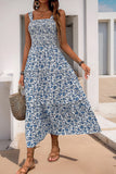 Zwarte Bloemen A Line Thee Lengte Zomer Jurk
