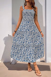 Zwarte Bloemen A Line Thee Lengte Zomer Jurk
