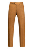 Caramel Peaked Lapel 3-delig galapakken voor heren