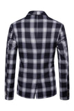 Marine sjaal revers gestreepte heren prom blazer