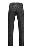Zwarte Sjaal Revers One Button 2-delige Heren Prom Suits