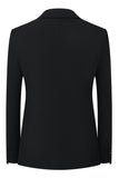 Black Peak Lapel Beaded 3-delige heren pakken