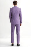 Purple Peak Rezel Slim Fit 2-delige herenpakken