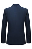 3-delige Single Breasted Slim Fit Peak Lapel marineblauwe herenpakken