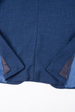 Peacock Blue Peak Revers One Button 3-delige herenpakken