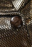 Gouden Metallic Sjaal Revers Heren Prom Blazer
