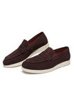 Zwarte slip-on heren casual schoenen