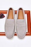 Zwarte slip-on heren casual schoenen