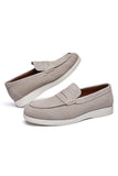 Zwarte slip-on heren casual schoenen