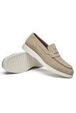 Zwarte slip-on heren casual schoenen