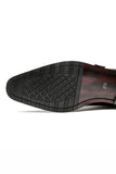 Bruine Slip-On Leren Herenfeestschoenen