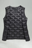 Donkergrijze enkelrijzige lange winterjas voor mannen met een enkel knoopje