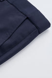 Navy Peak Revers Slim Fit 2-Delige Herenpakken