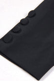 Black Velevt Shawl Revers Dames Blazer met strik