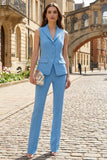 Blue Peak revers 2-delige slim fit enkelrijige dames werkpakken