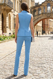 Blue Peak revers 2-delige slim fit enkelrijige dames werkpakken