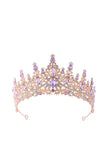 Goudgroene Kristal Prom Koningin Pageant Kroon Tiara