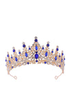 Goudgroene Kristal Prom Koningin Pageant Kroon Tiara