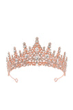 Goudgroene Kristal Prom Koningin Pageant Kroon Tiara